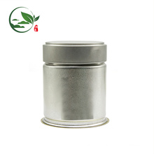 Printing Logo Matcha Pop-top Stash Jar , Tinplate Matcha Jar With Screw Lid